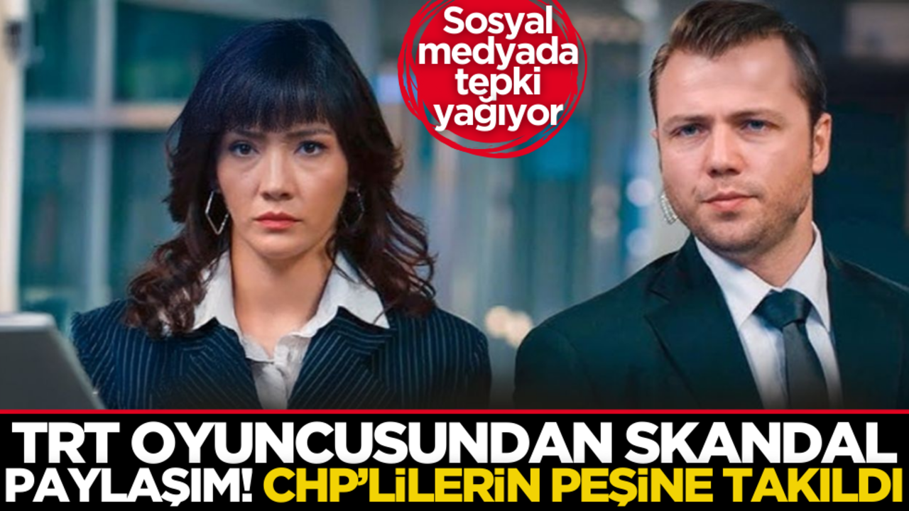 TRT oyuncusundan skandal paylaşım! Tepki yağıyor…