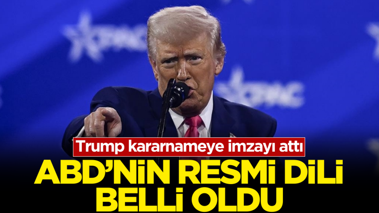 Trump, ABD’nin resmi dilini belirleyen kararnameye imza attı