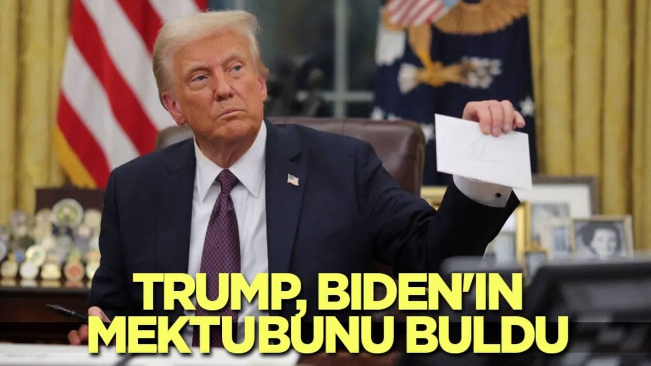 Trump, Biden'ın mektubunu buldu