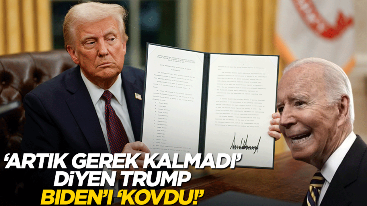 Trump, Biden'ın tüm izinlerini iptal etti! "Artık gerek kalmadı"
