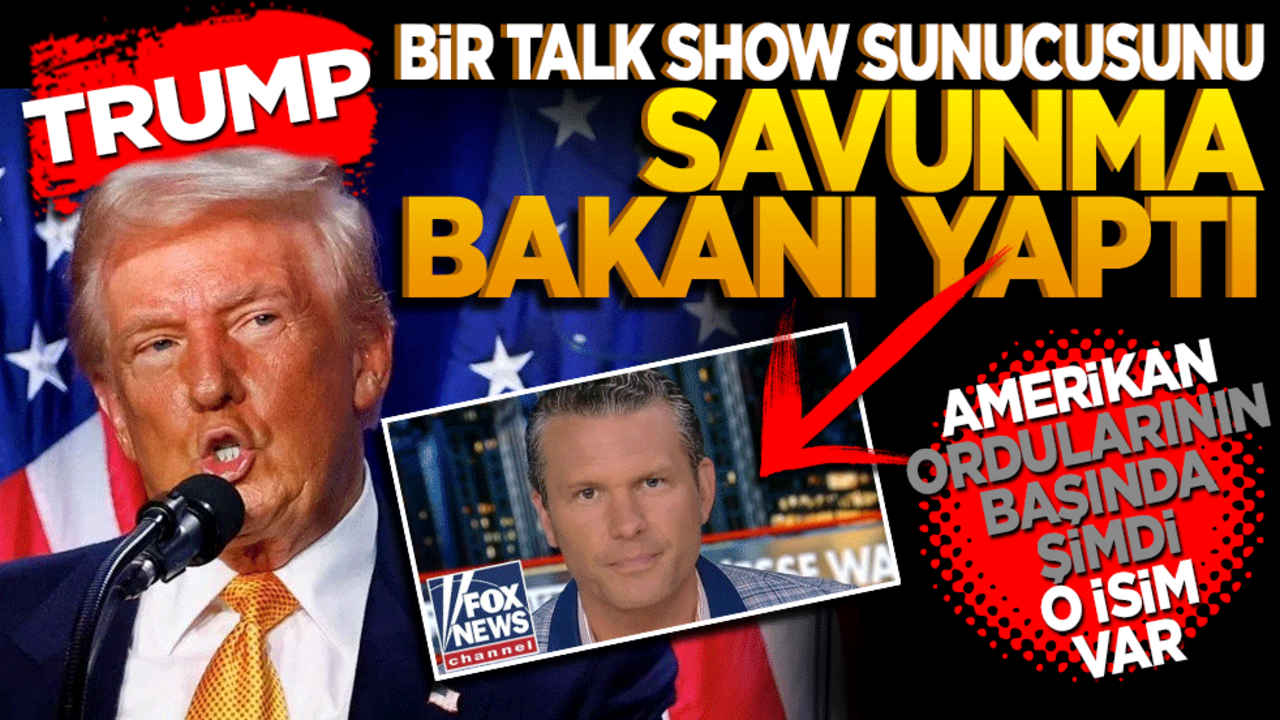 Trump bir talk show sunucusunu ABD’ye savunma bakanı olarak atadı