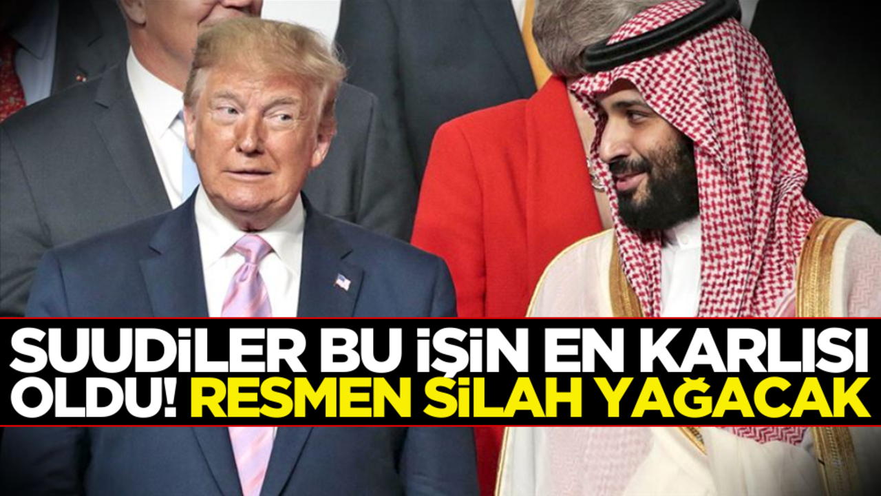 Trump bir tek onlara yaradı! Suudilere ‘süper’ silah yağacak