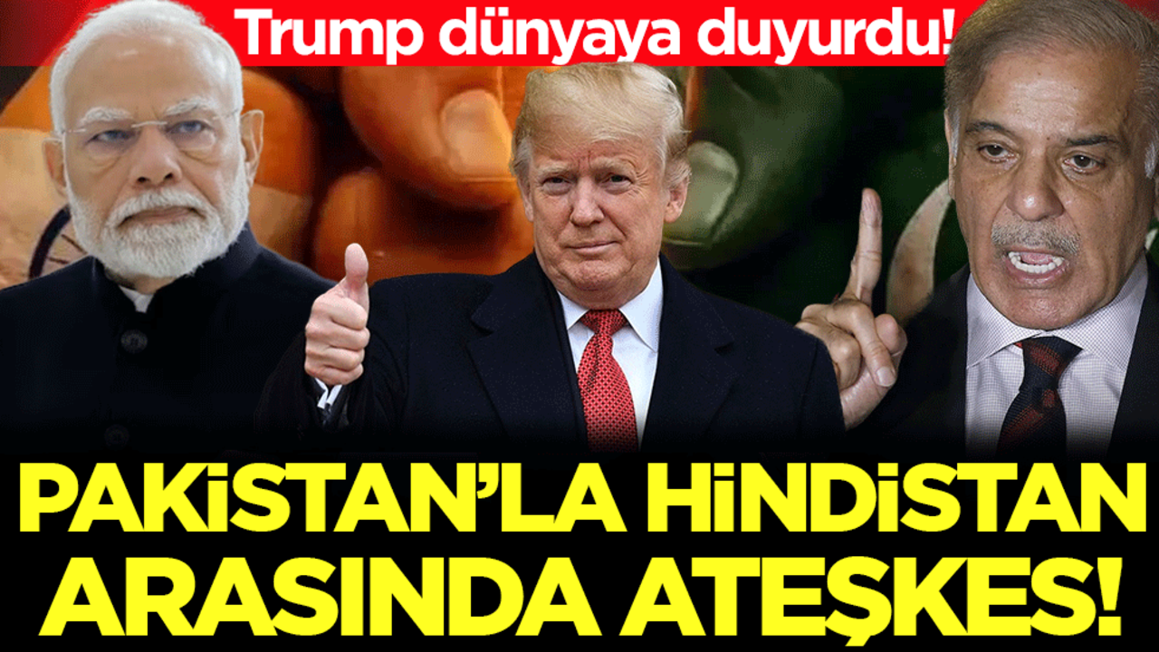 Trump bütün dünyaya ilan etti: Ateşkes sağlandı!