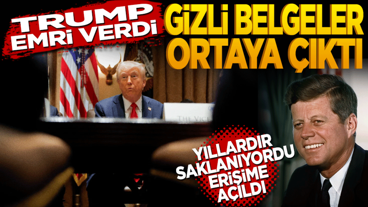 Trump emri verdi gizli belgeler ortaya çıktı! Kennedy suikastına ilişkin 123 gizli belge erişime açıldı
