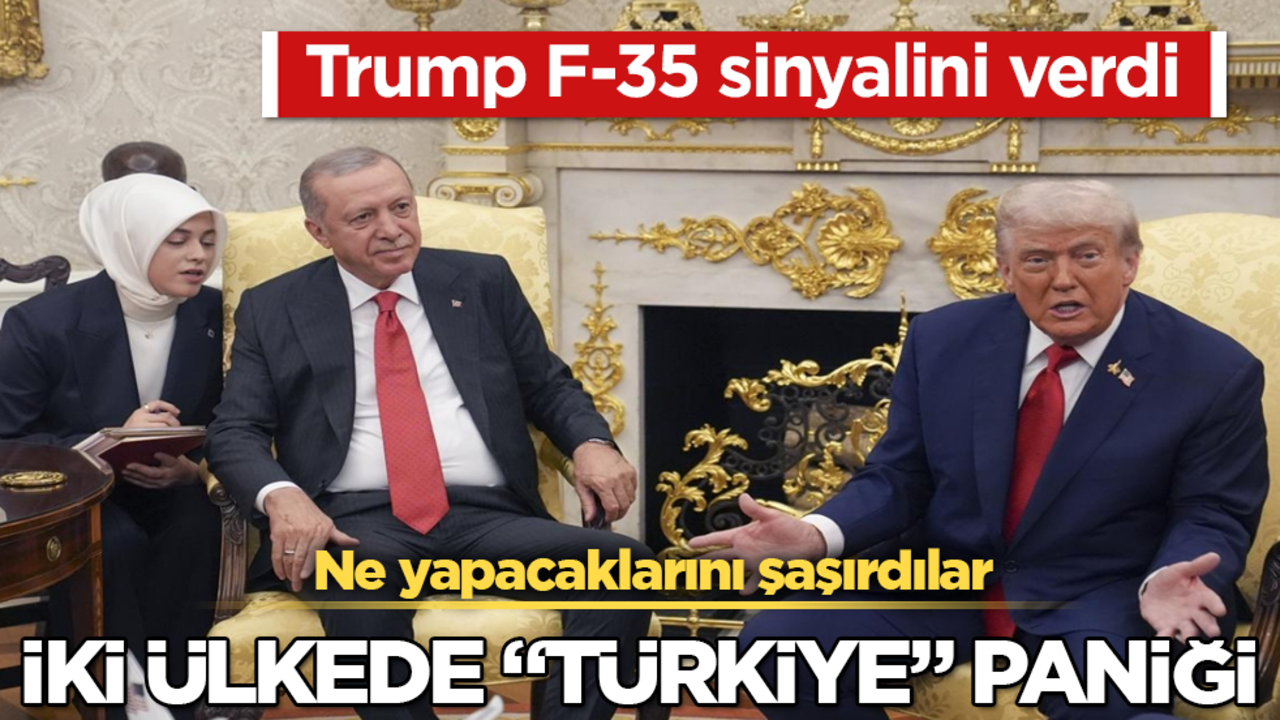 Trump F-35 sinyalini verdi! İki ülkede "Türkiye" paniği başladı: Ne yapacaklarını şaşırdılar