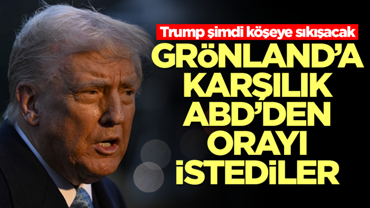 Trump fena köşeye sıkışacak! Grönland'a karşılık ABD'den orayı istediler