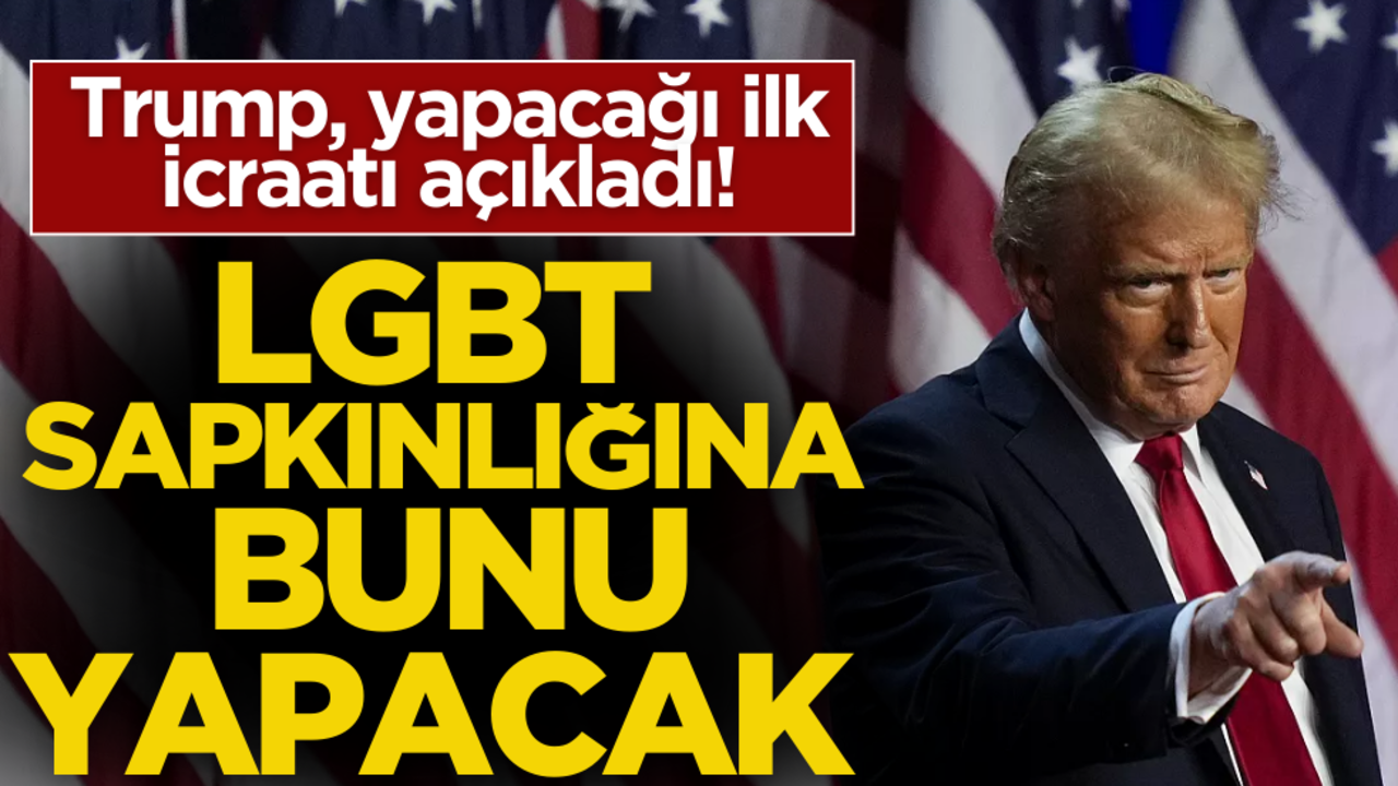 Trump, ilk icraat olarak LGBT sapkınlığına ne yapacağını açıkladı! Resmen savaş açtı