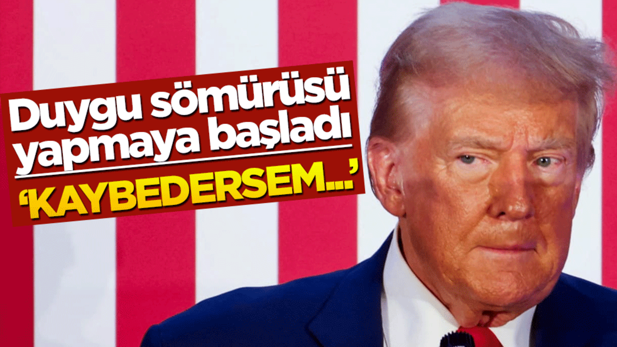 Trump: Kaybedersem bırakıyorum