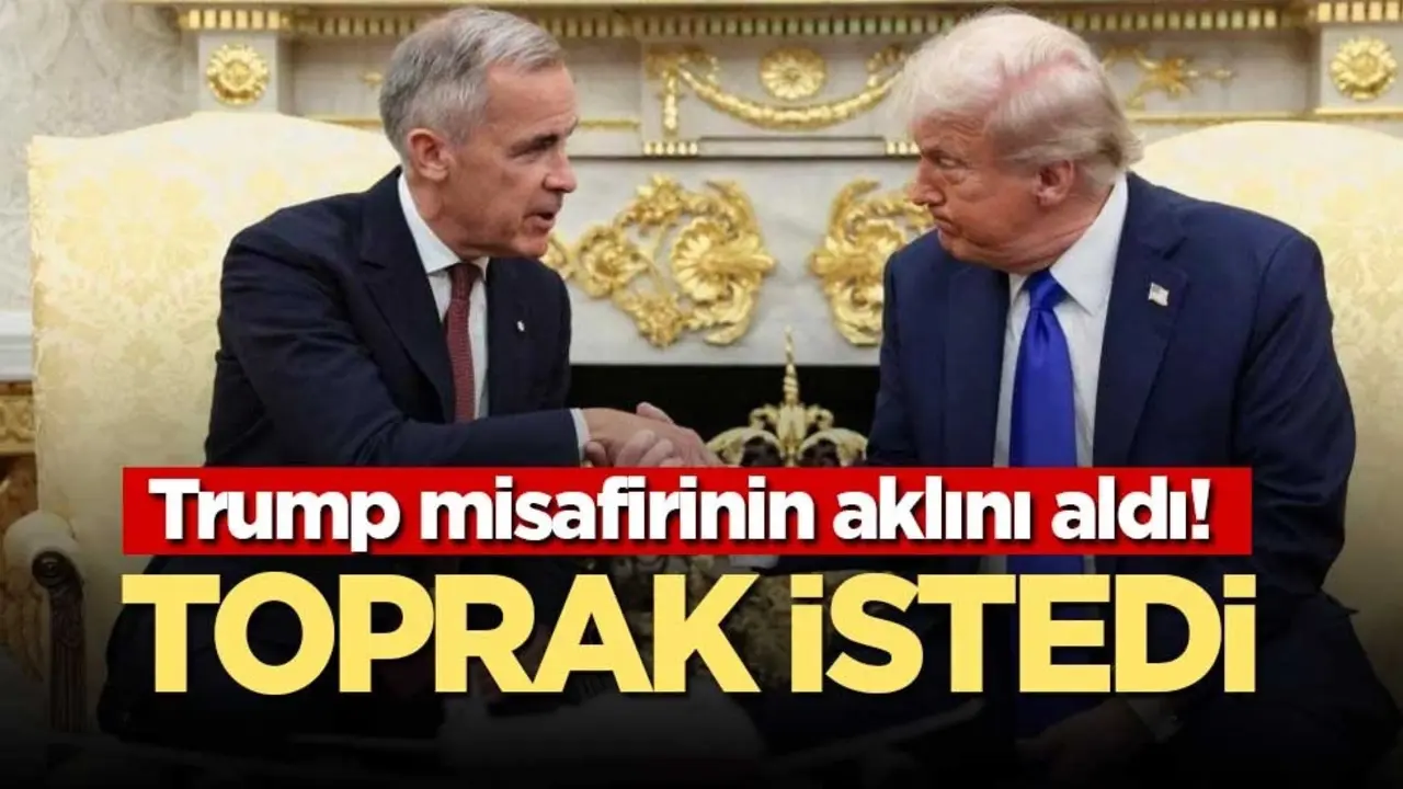 Trump misafirinin aklını aldı! Toprak istedi