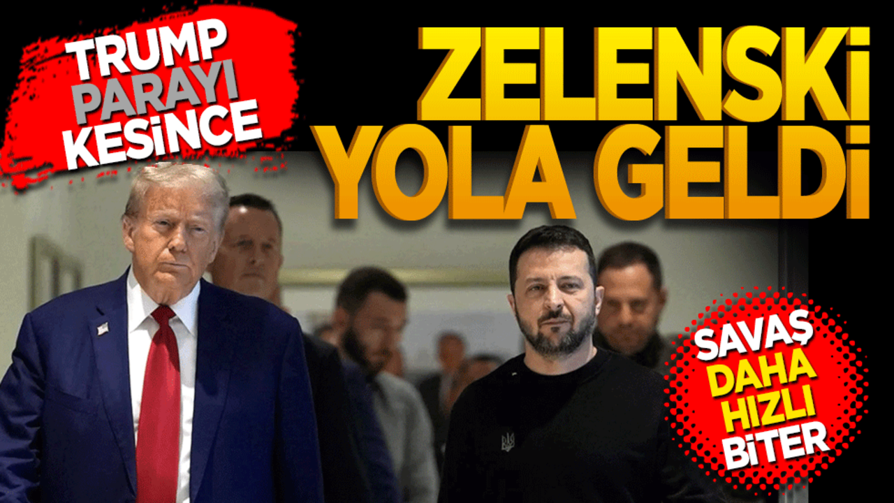 Trump parayı kesince Zelenski yola geldi! Savaş daha hızlı bitecek