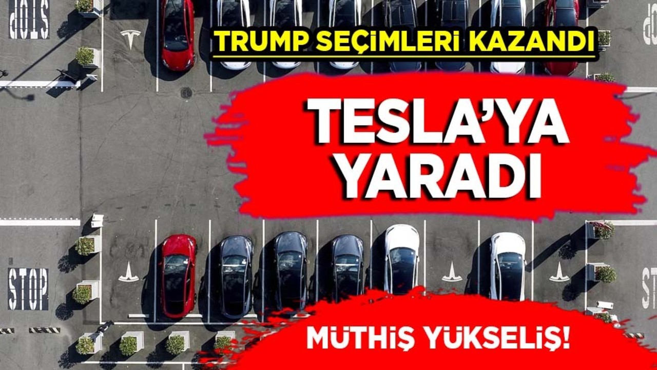 Trump seçimleri kazandı: Elon Musk'ın elektrikli araç markası Tesla'nın hisseleri bir anda sıçradı