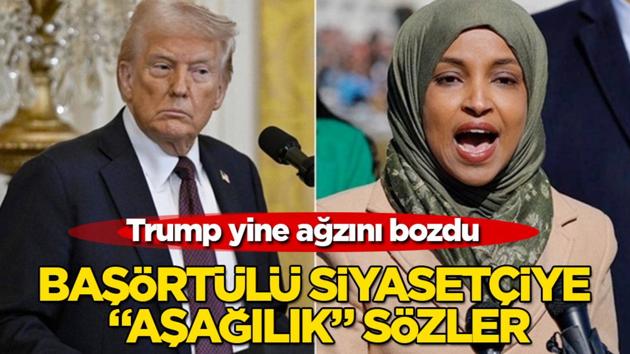 Trump yine ağzını bozdu! Başörtülü siyasetçiye "aşağılık" sözler