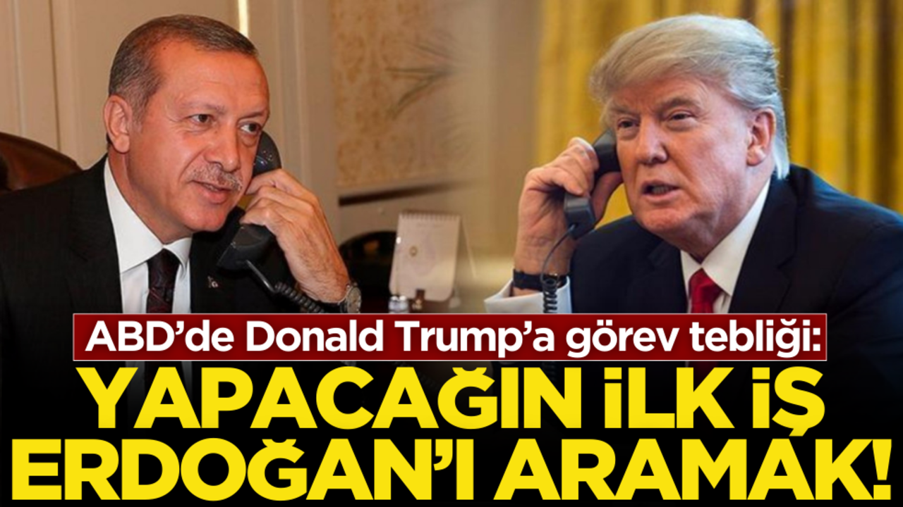 Trump’a çağrı: Yapması gereken ilk iş, Erdoğan’ı aramak!