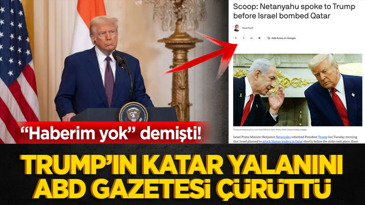 Trump’ın Katar yalanını ABD gazetesi çürüttü