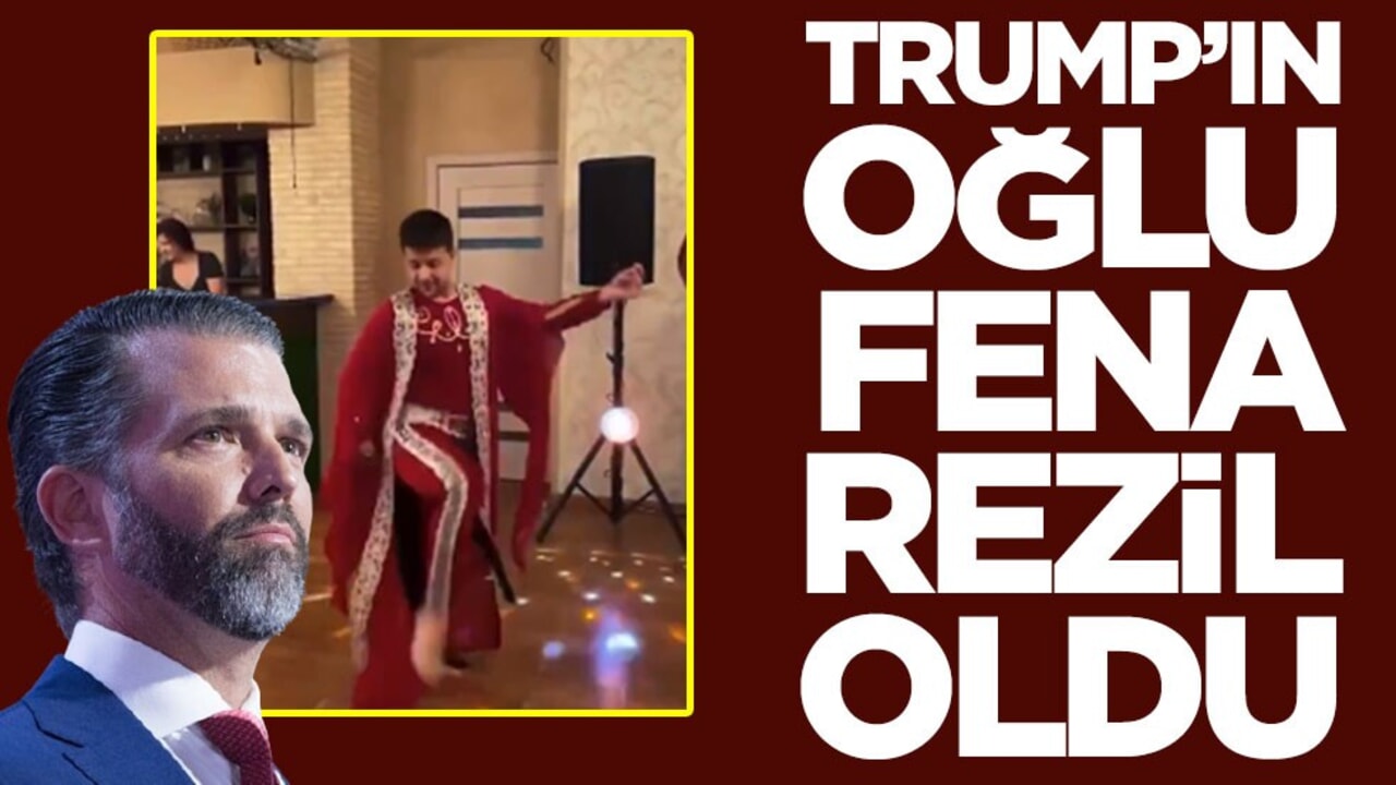 Trump'ın oğlu fena rezil oldu