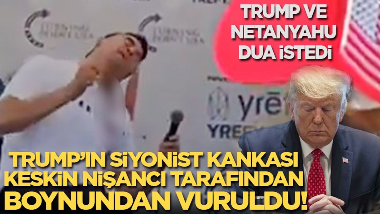 Trump’ın siyonist kankası keskin nişancı tarafından boynundan vuruldu! Trump ve Netanyahu dua istedi