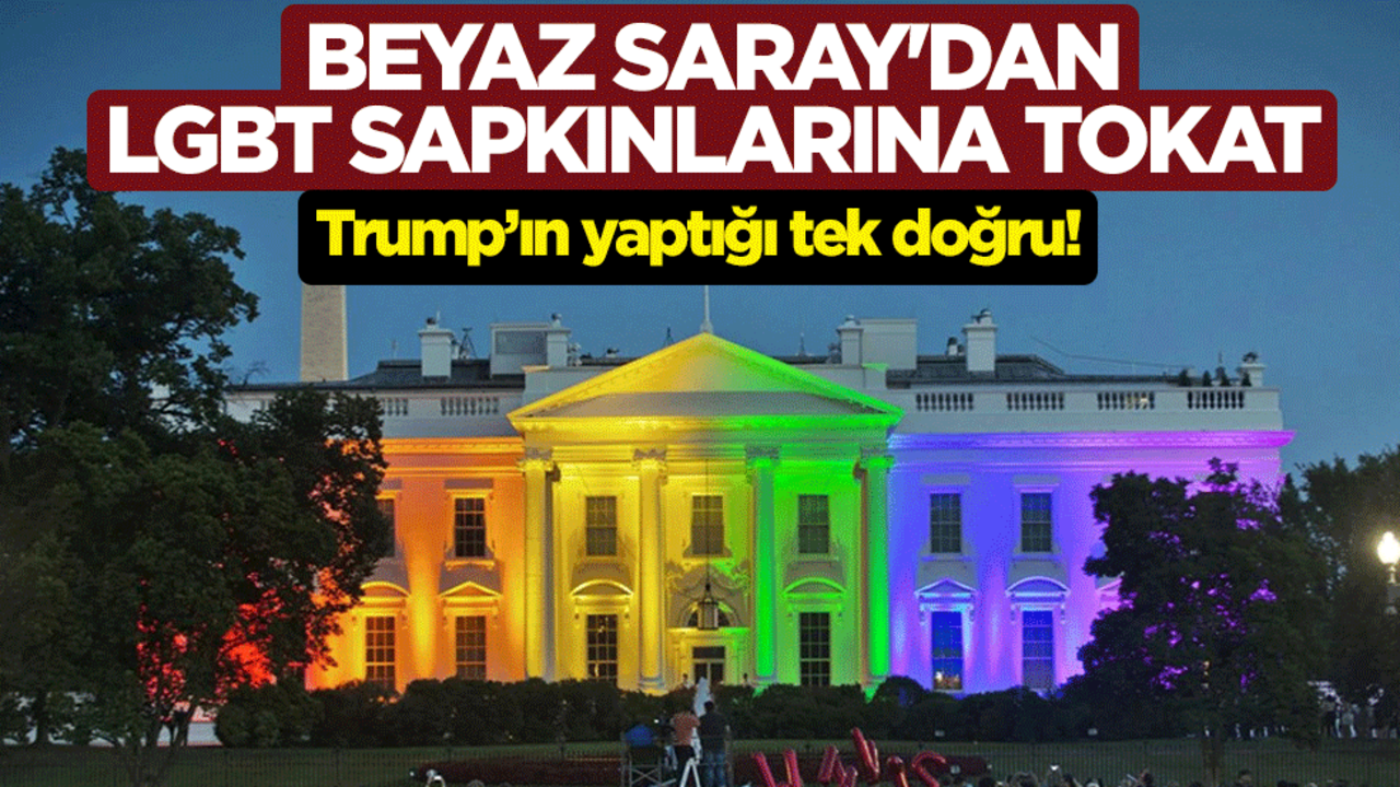 Trump’ın yaptığı tek doğru! Beyaz Saray'dan LGBT sapkınlarına tokat