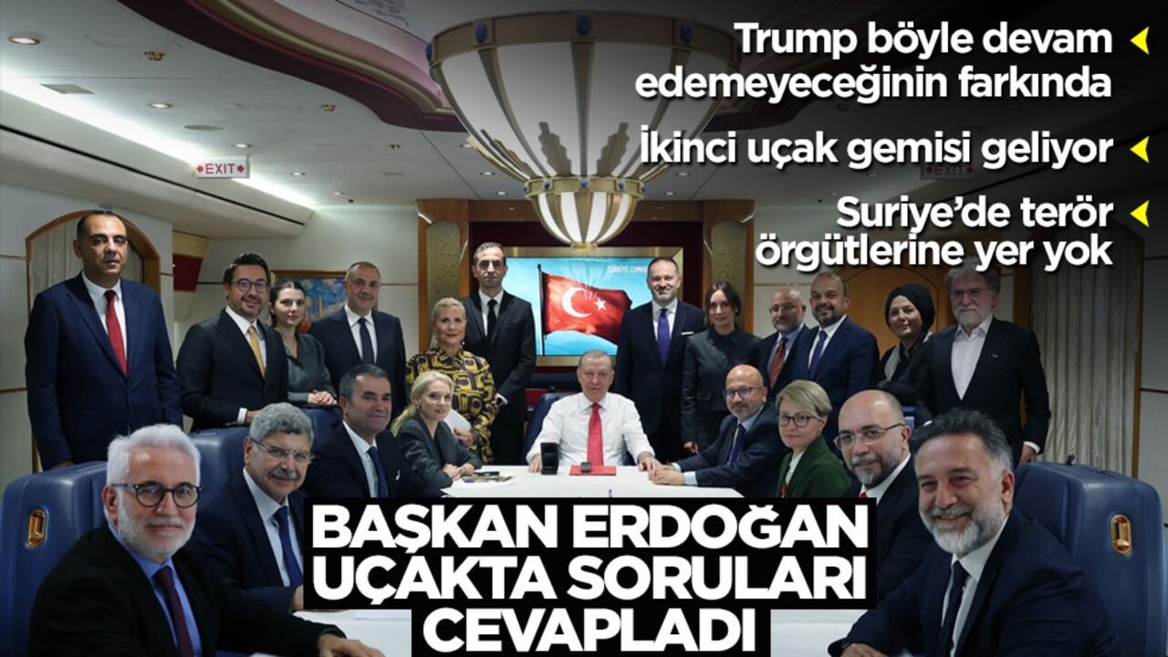Trump'la yaptığı görüşmeyi anlattı! Başkan Erdoğan'dan Gazze açıklaması