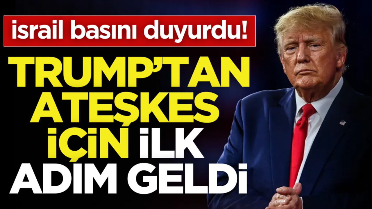 Trump’tan ateşkes için ilk adım geldi