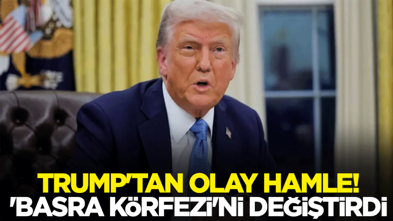 Trump'tan 'Basra Körfezi'ni 'Arap Körfezi' olarak değiştirdi