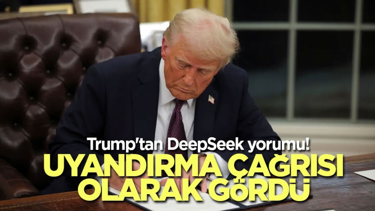 Trump'tan DeepSeek yorumu! Uyandırma çağrısı olarak gördü