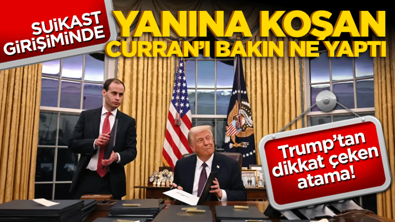 Trump’tan dikkat çeken atama! Suikast girişiminde yanına koşan Curran, Gizli Servis’in başına geçti