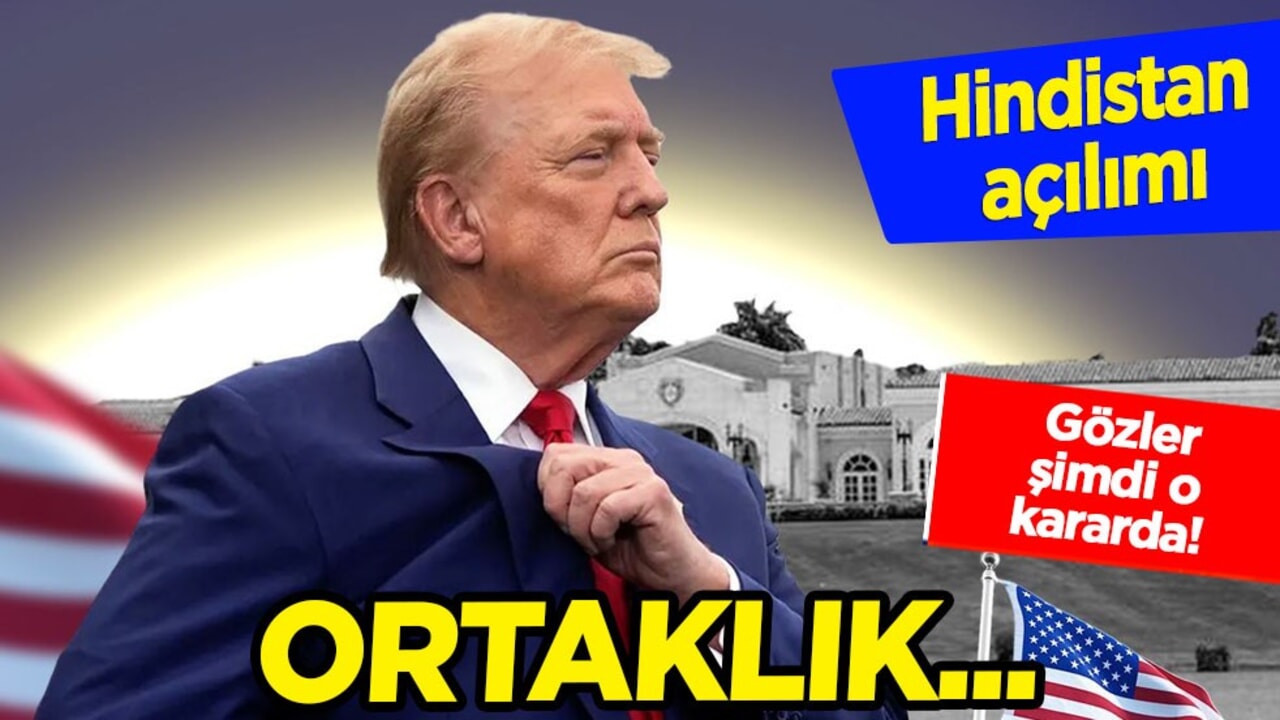 Trump'tan dünyayı sarsan ortaklık! Vace o da istekli dedi! Hindistan açılımı!