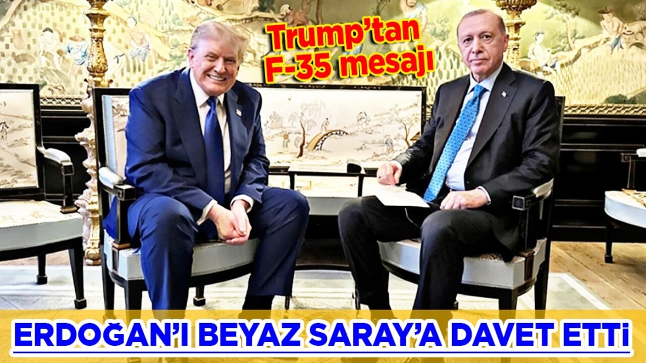 Trump'tan F-35 savaş uçakları mesajı: Cumhurbaşkanı Erdoğan'la görüştü... Son dakika