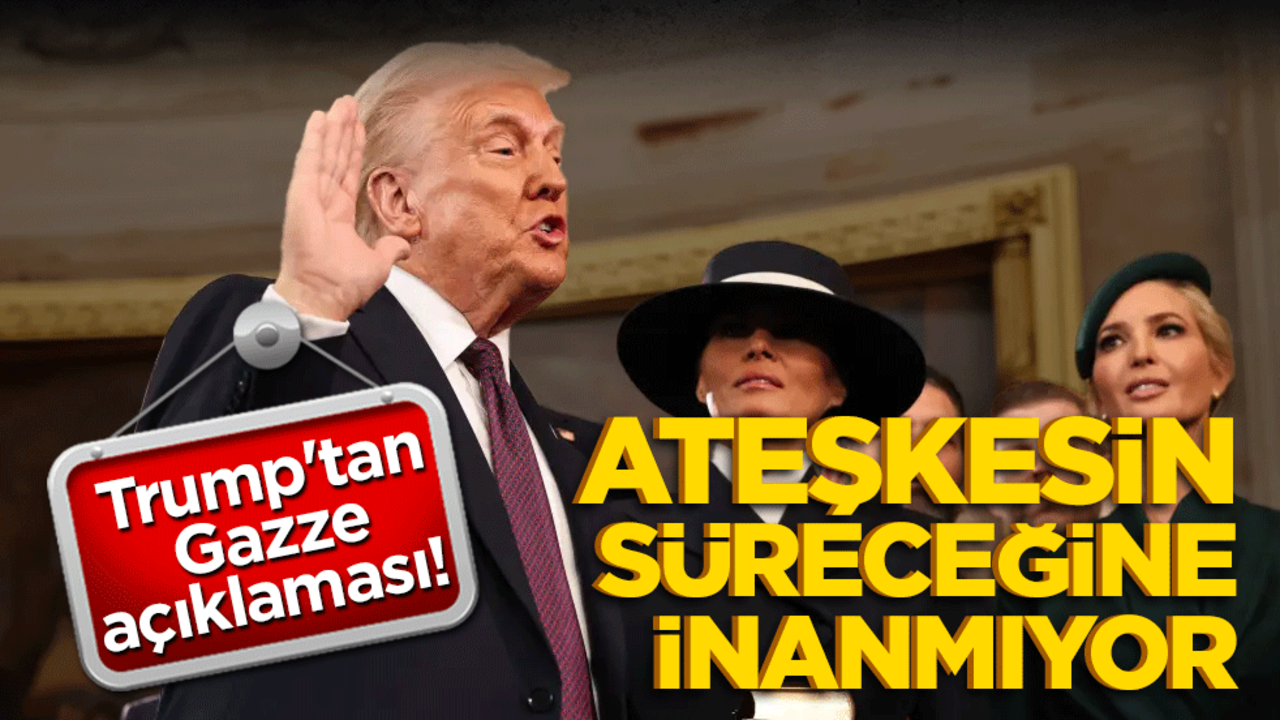 Trump'tan Gazze açıklaması! Ateşkesin süreceğine inanmıyor