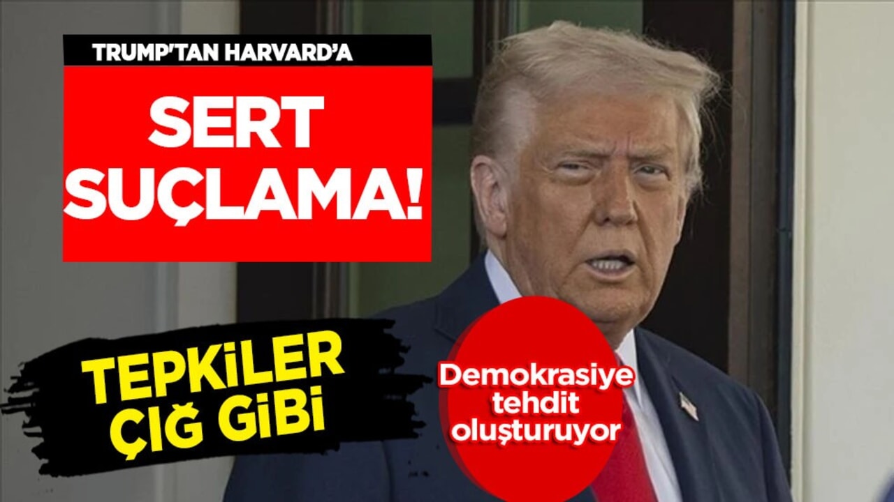 Trump'tan Harvard'a yeni tehdit: Demokrasiye tehdit oluşturuyor! Hedefte öğrenciler var