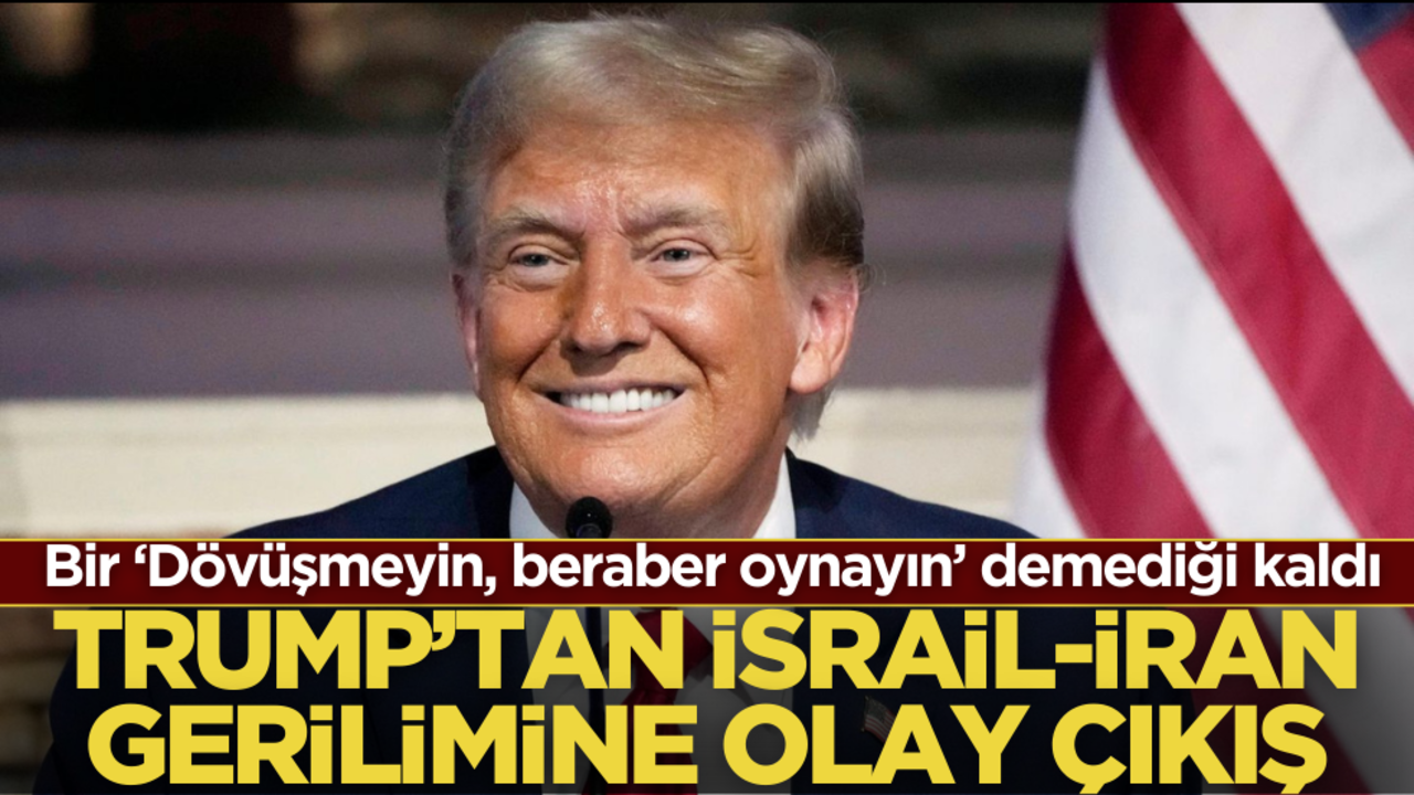 Trump’tan İsrail-İran gerilimine olay çıkış!