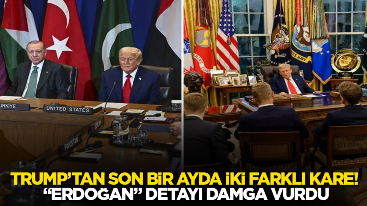 Trump’tan son bir ayda iki farklı kare! "Erdoğan" detayı damga vurdu