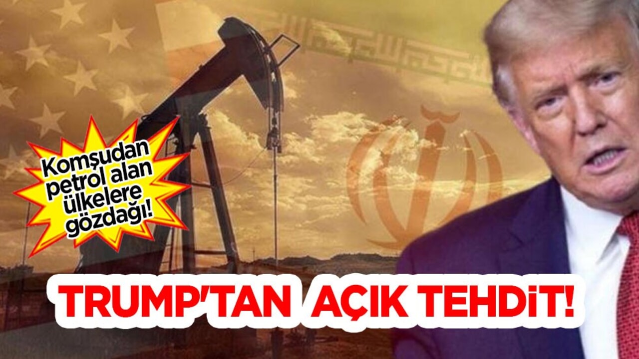 Trump'tan tehdit: İran'dan petrol alan ülkeler 'tabi tutulacak' diyerek açıkladı! Tarihi çıkış
