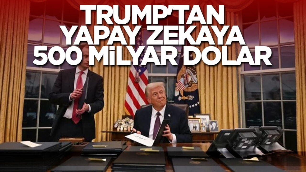 Trump'tan yapay zeka altyapısına 500 milyar dolar