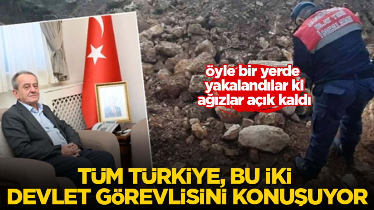 Tüm Türkiye, bu iki devlet görevlisini konuşuyor! Öyle bir yerde yakalandılar ki, ağızlar açık kaldı