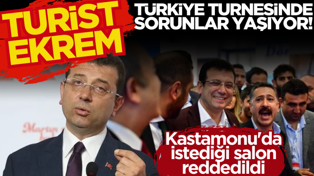 Turist Ekrem, Türkiye Turnesi'nde sorunlar yaşıyor! Kastamonu'da istediği salon reddedildi