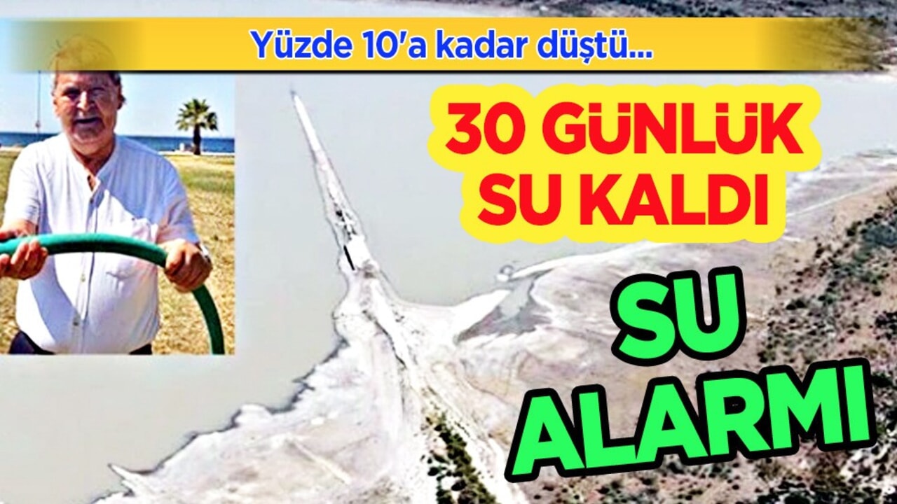 Turizm talebi olan Çeşme'de su seviyesi yüzde 10 düştü! Beklenmedik düşüş var, düşen oran