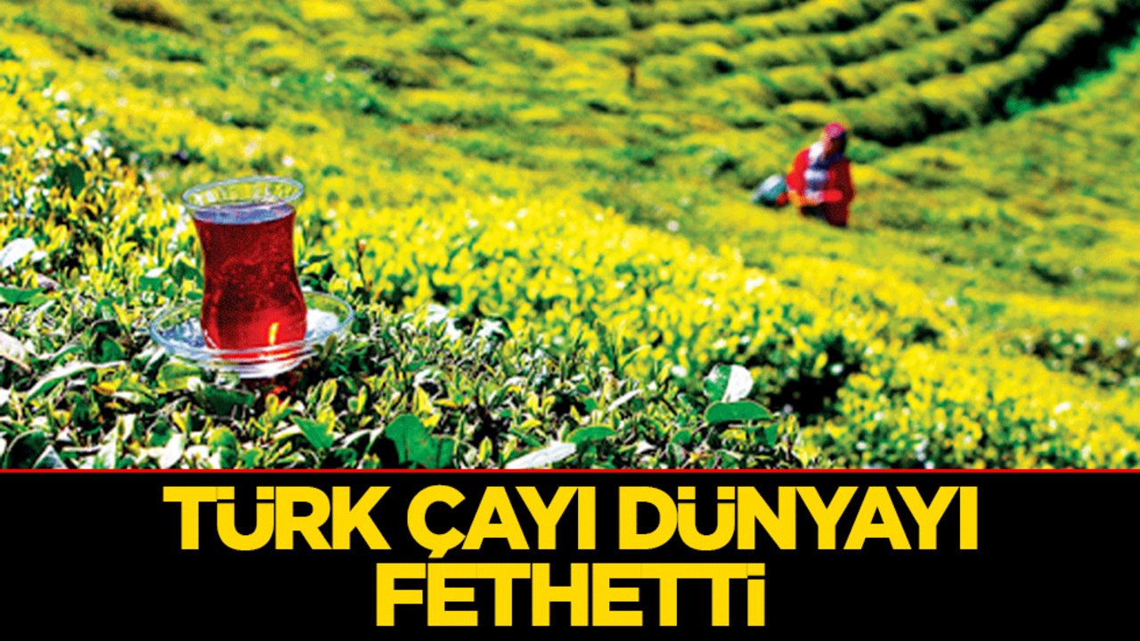 Türk çayı dünyayı fethetti