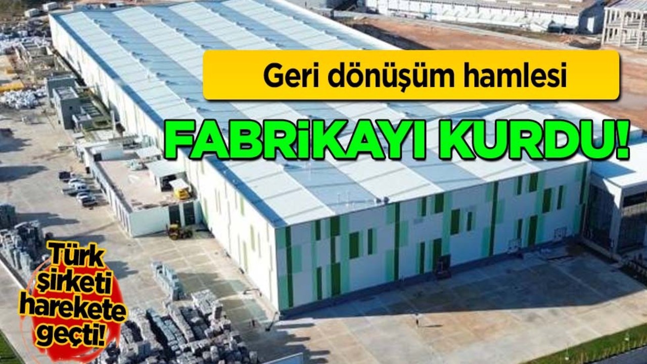 Türk devi Holding harekete geçti: Geri dönüşüm işine girdi! Yeni hamle kararı alındı