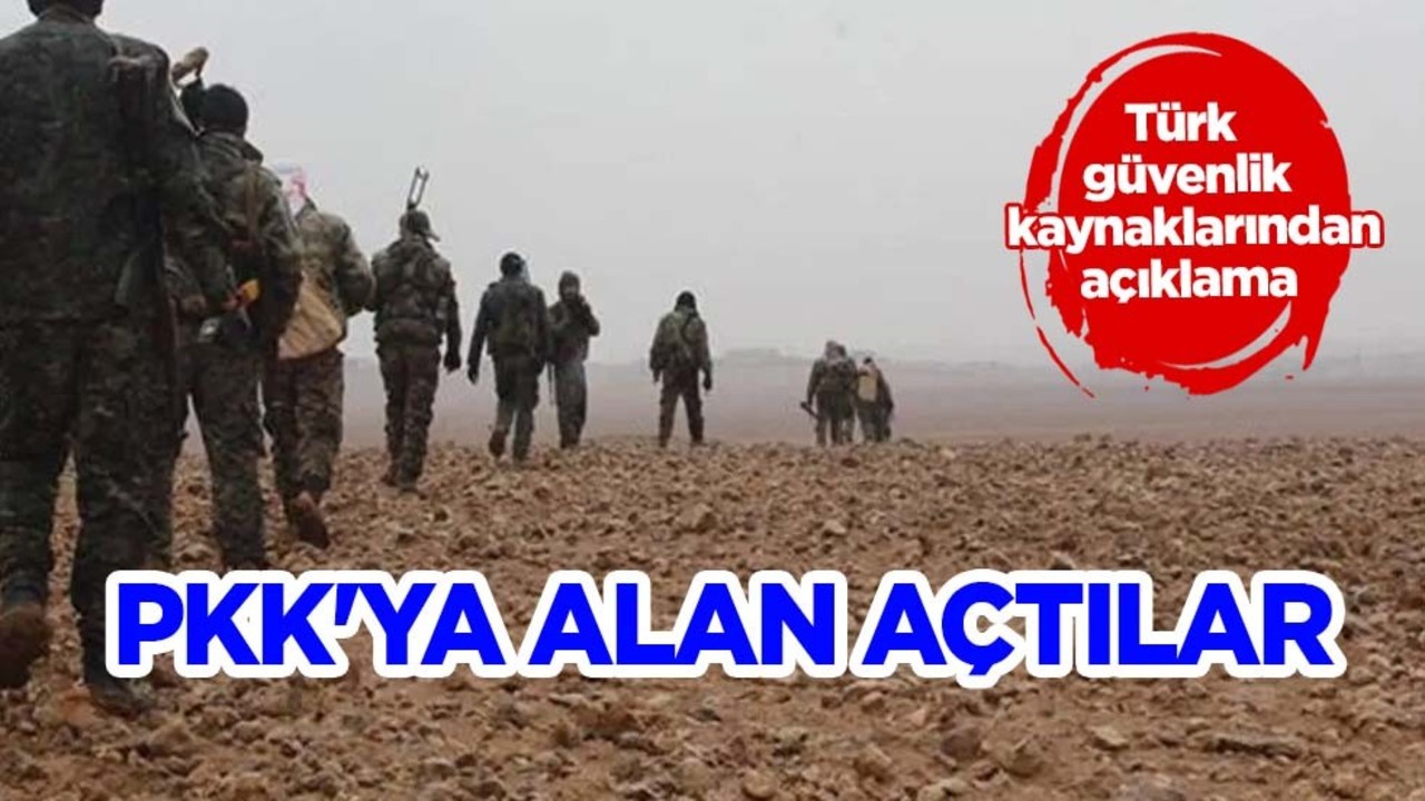 Türk güvenlik kaynaklarından Suriye açıklaması: Suriye'de Rejim PKK'ya alan açtı