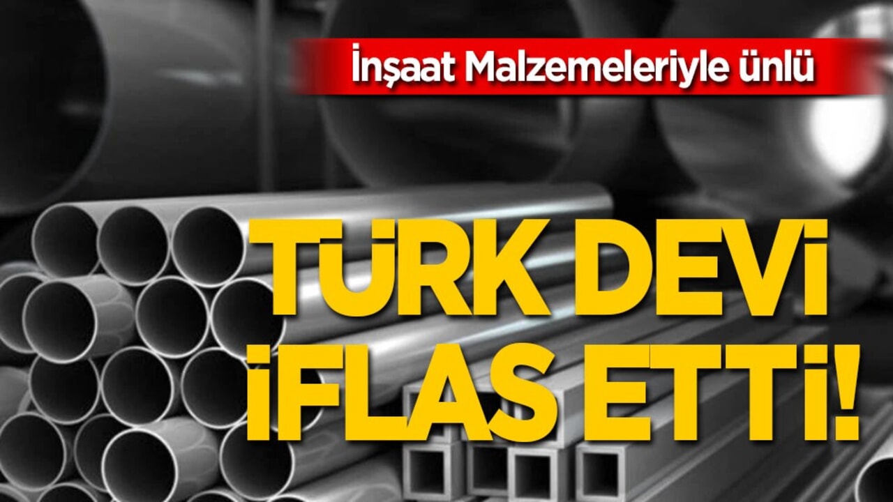 Türk inşaat devi iflas etti: Malzemeleriyle ünlü Ankara firması başvuru yaptı! Planlar değişti