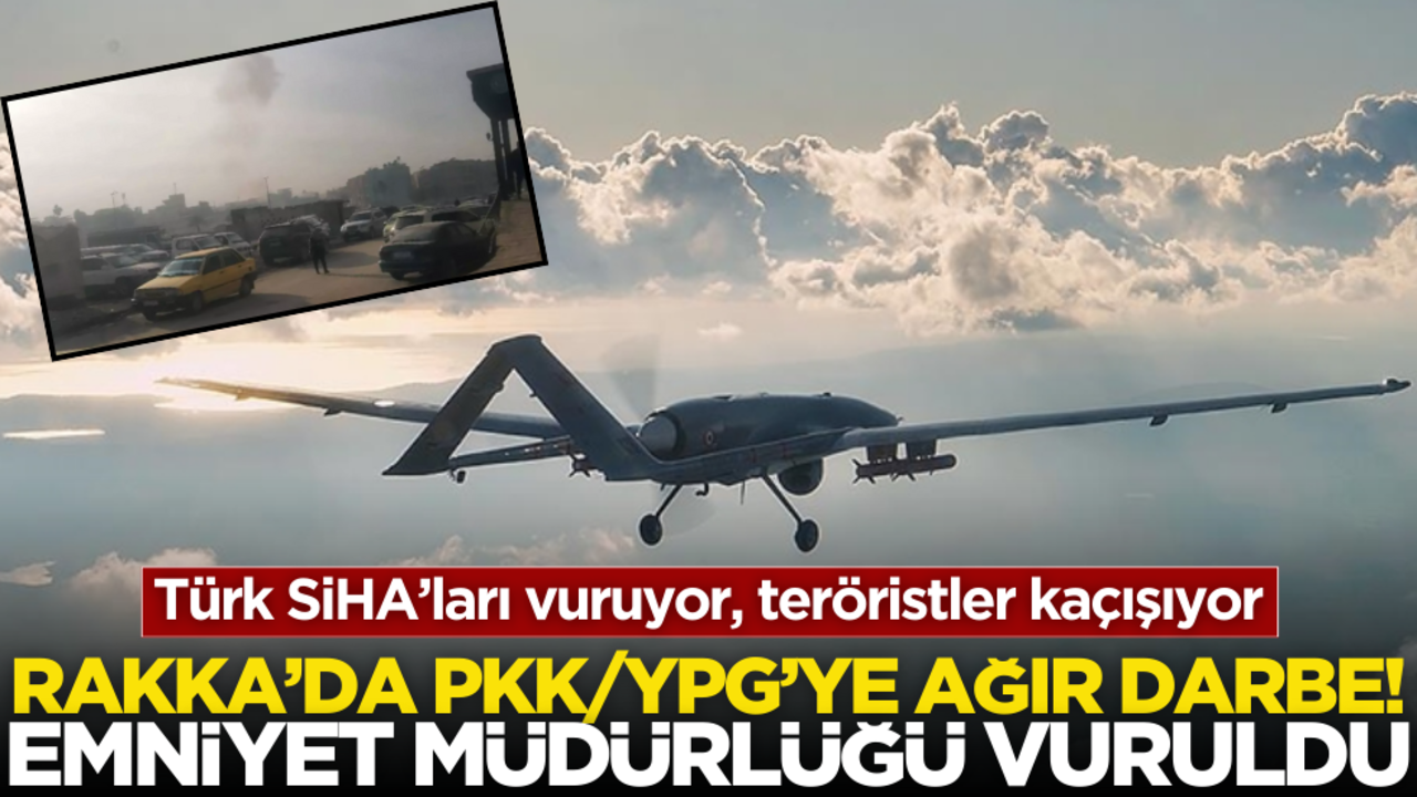 Türk SİHA’ları Rakka’da YPG/PKK kontrolündeki Emniyet Müdürlüğünü vurdu