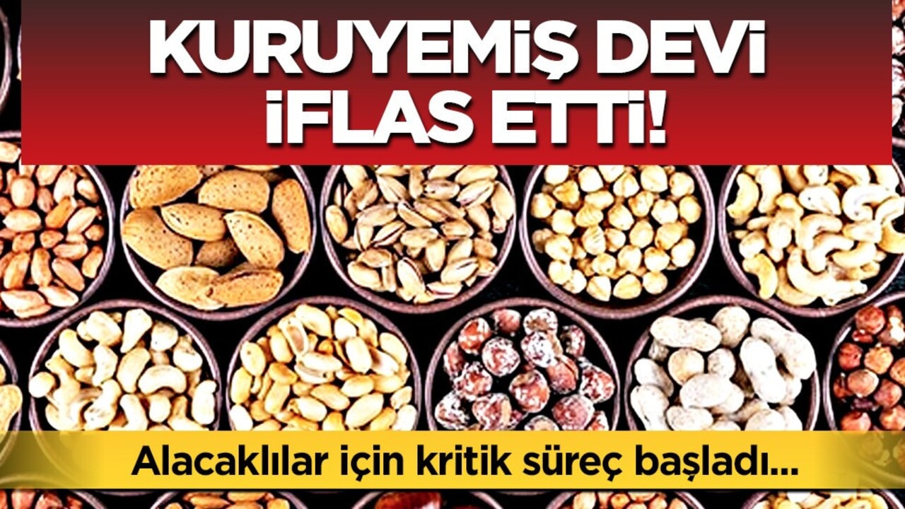 Türk tarım devi iflas etti! Türkiye'nin kuruyemiş merkeziydi! Konkordato başlattı