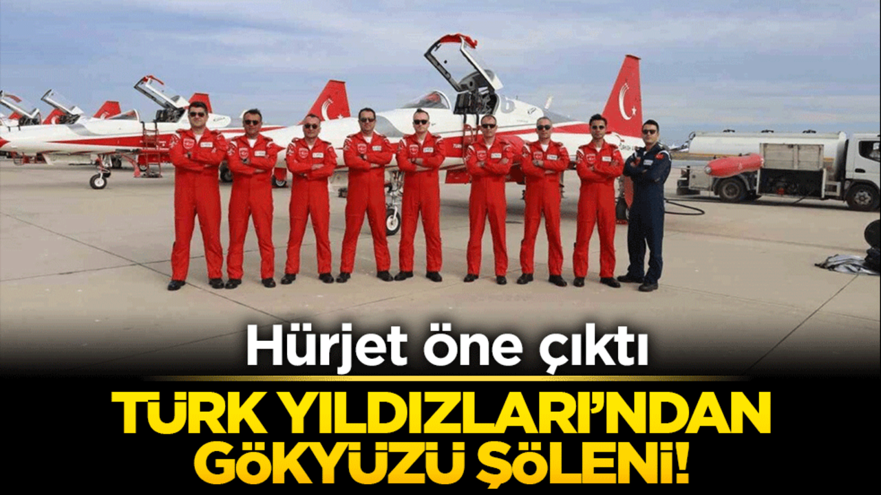 Türk Yıldızları’ndan TEKNOFEST’te gökyüzü şöleni! Hürjet öne çıktı