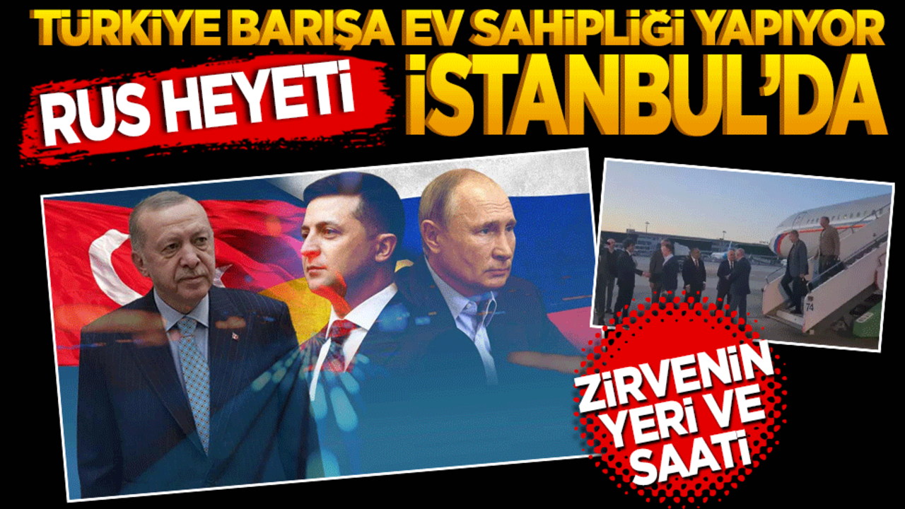 Türkiye barışa ev sahipliği yapıyor