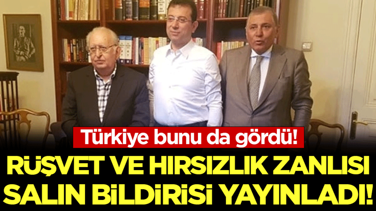 Türkiye bunu da gördü... Rüşvet Hırsızlık zanlısını salın bildirisi yayınlandı!