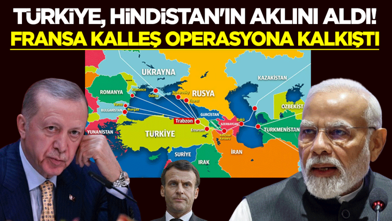 Türkiye, Hindistan'ın aklını aldı! Fransa kalleş operasyona kalkıştı