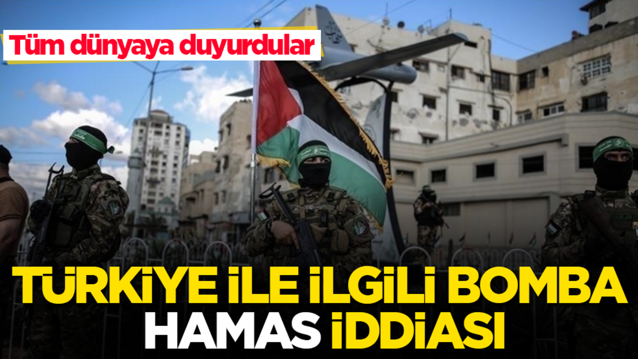 Türkiye ile ilgili bomba "Hamas" iddiası! Tüm dünyaya duyurdular
