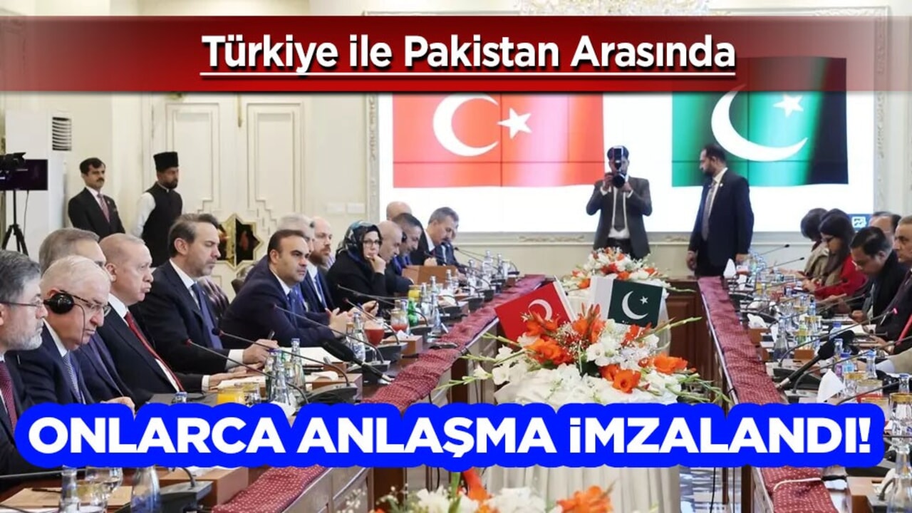 Türkiye ile Pakistan arasında 24 anlaşma imzalandı... Dengeleri altüst edecek