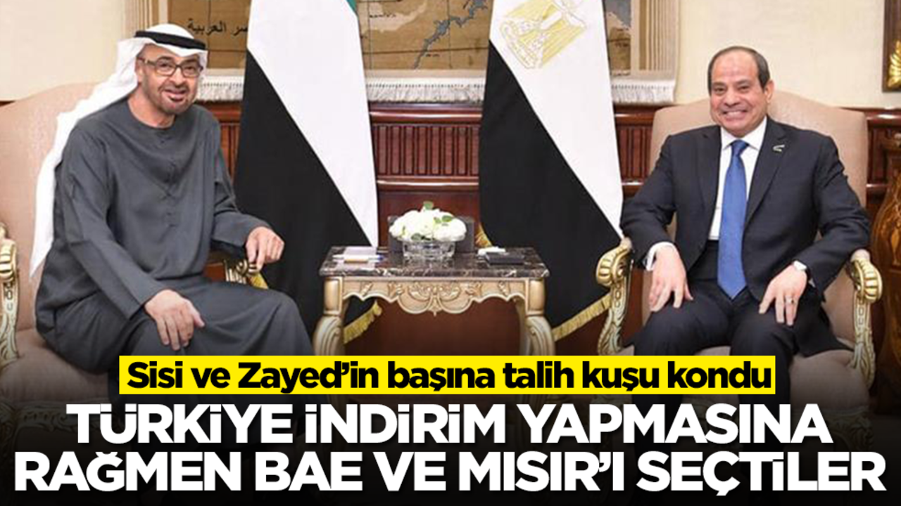 Türkiye indirim yapmasına rağmen BAE ve Mısır'ı seçtiler